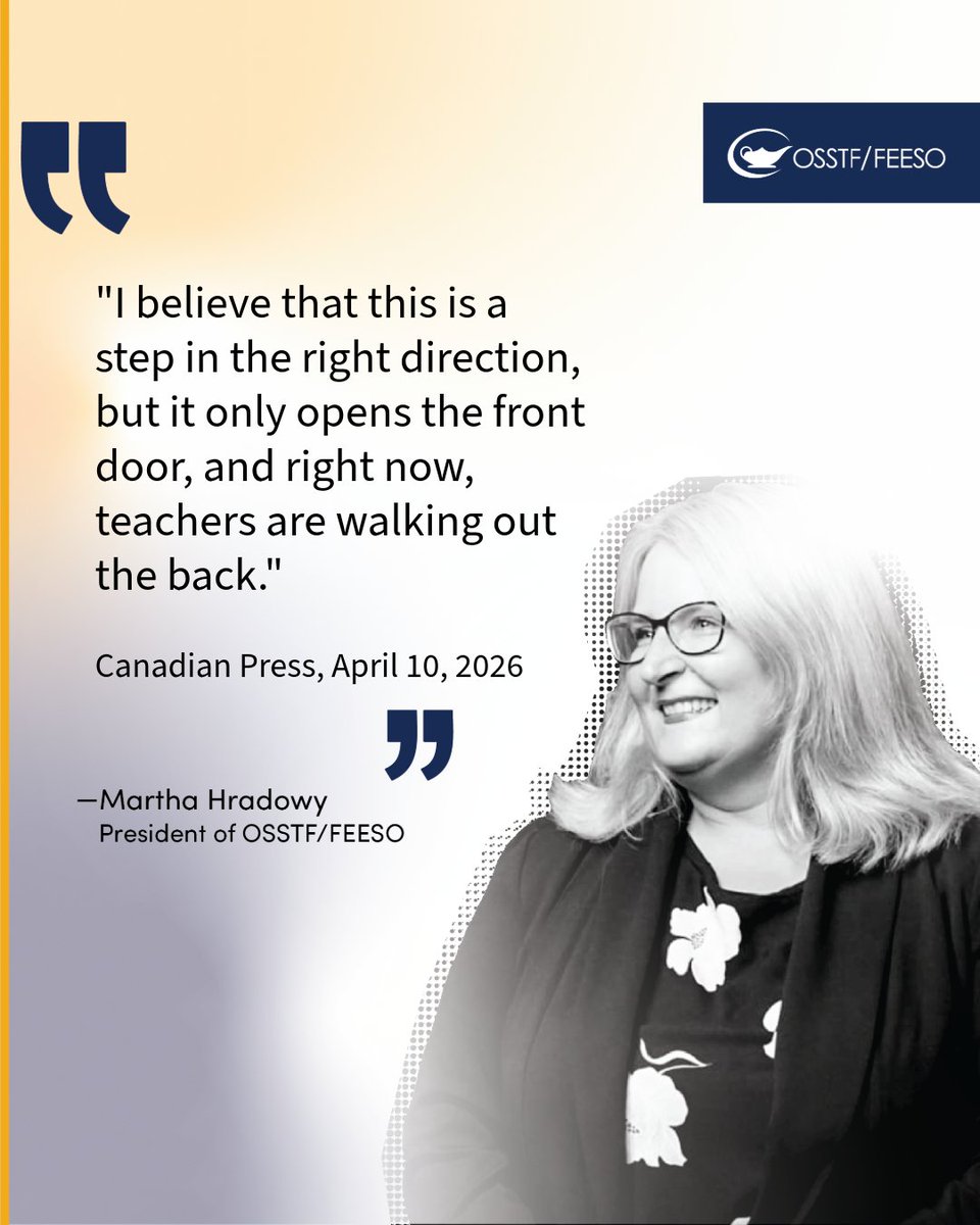 OSSTF Communications tweet media