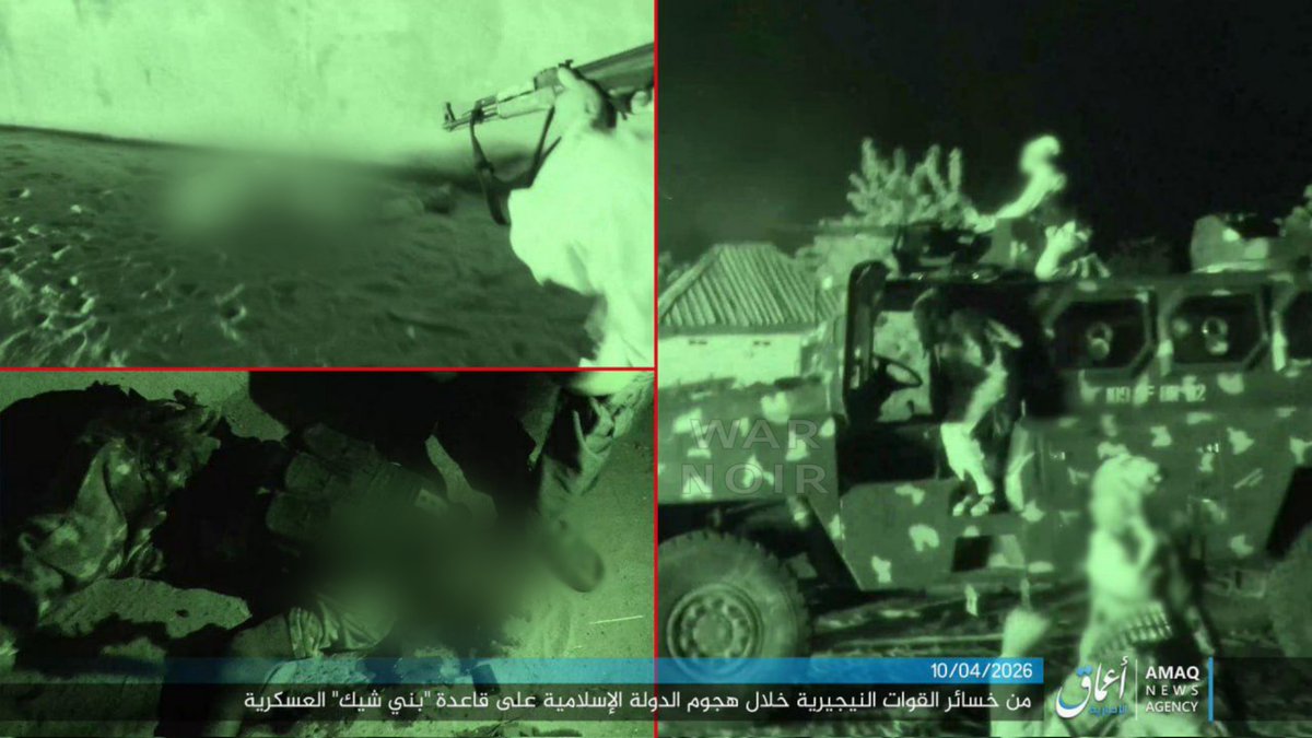 's tweet image. #Nigeria 🇳🇬: Islamic State - West Africa Province (#ISWAP) raided several Nigerian Army camps in #Borno State.

As a result #ISIS militants seemingly captured a #China-made 🇨🇳 CS/VP3 “Bigfoot” MRAP Vehicle with QJC-88 heavy machine gun.