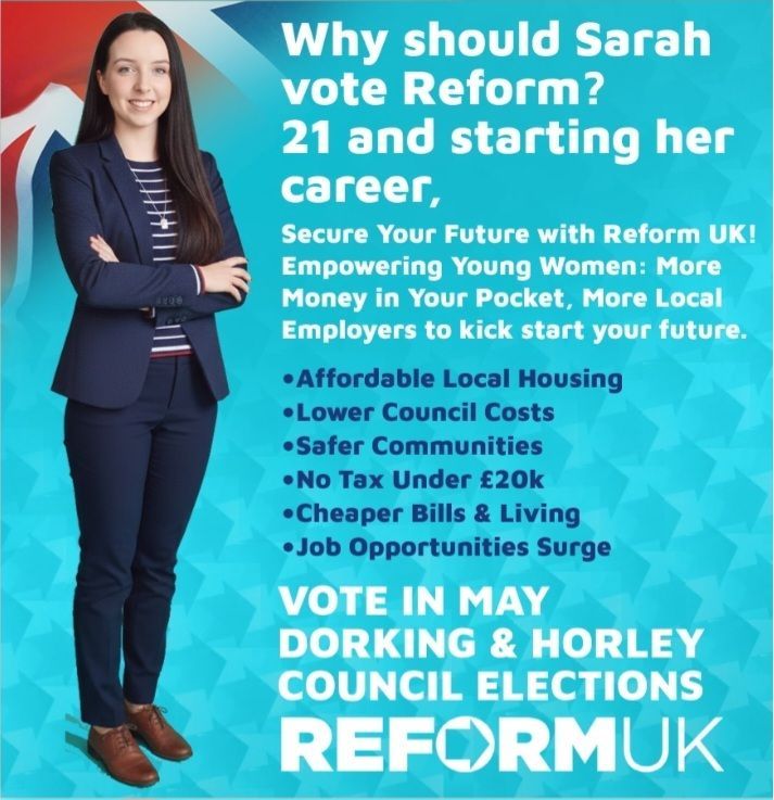 Reform Dorking and Horley tweet media