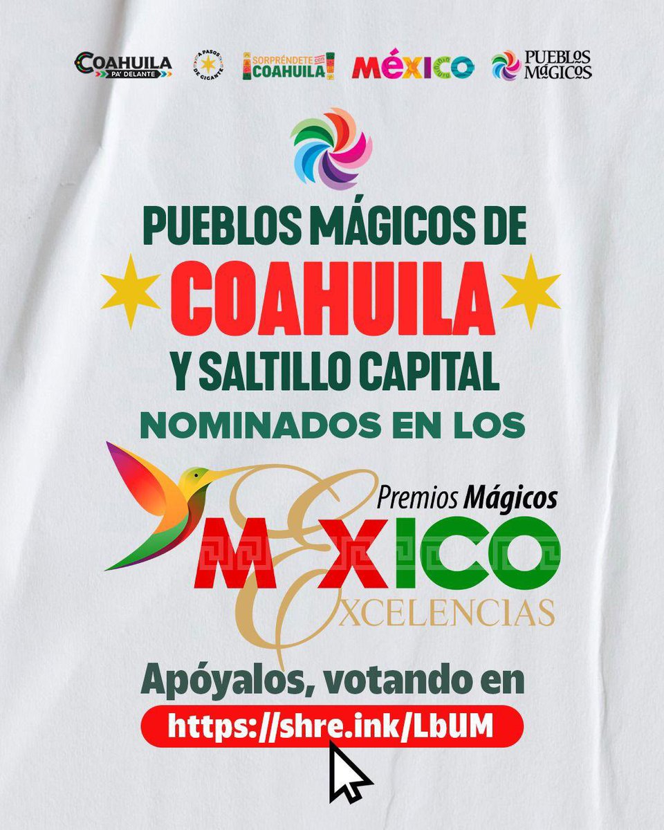Secretaría de Turismo y Pueblos Mágicos Coahuila tweet media