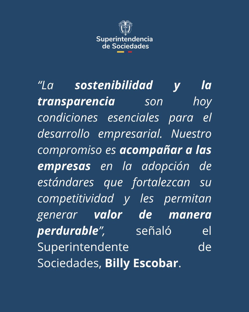 SSociedades's tweet photo. @camarapereira Al respecto, el Superintendente de Sociedades, doctor @BillyEscobarP, señaló: https://t.co/CHt82L8aGQ