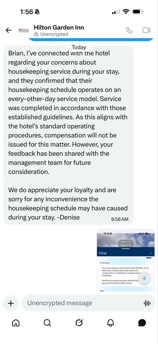 BossmannIA's tweet photo. @HiltonGardenInn More of the same. https://t.co/K12q20wB0h