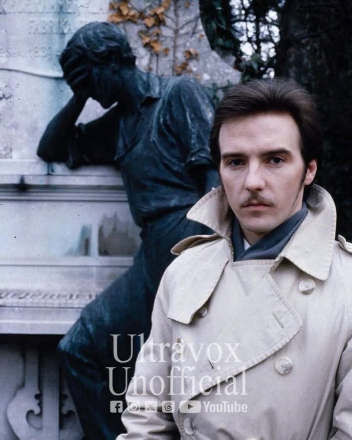 UltravoxU's tweet photo. Ultravox ... Midge Ure at Zentralfriedhof Vienna 1981. https://t.co/l0gMvpLaxP