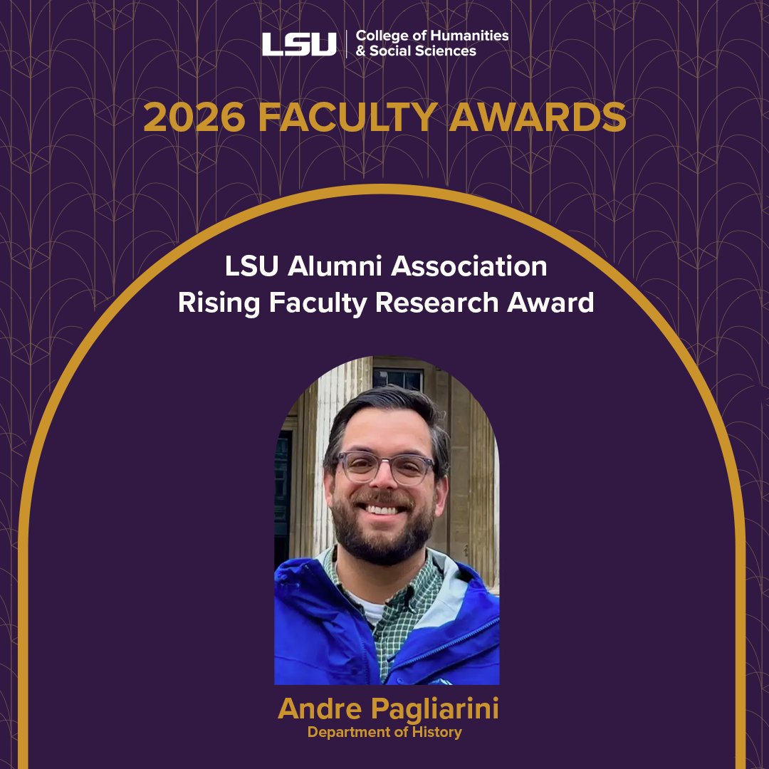 LSU College of Humanities & Social Sciences tweet media