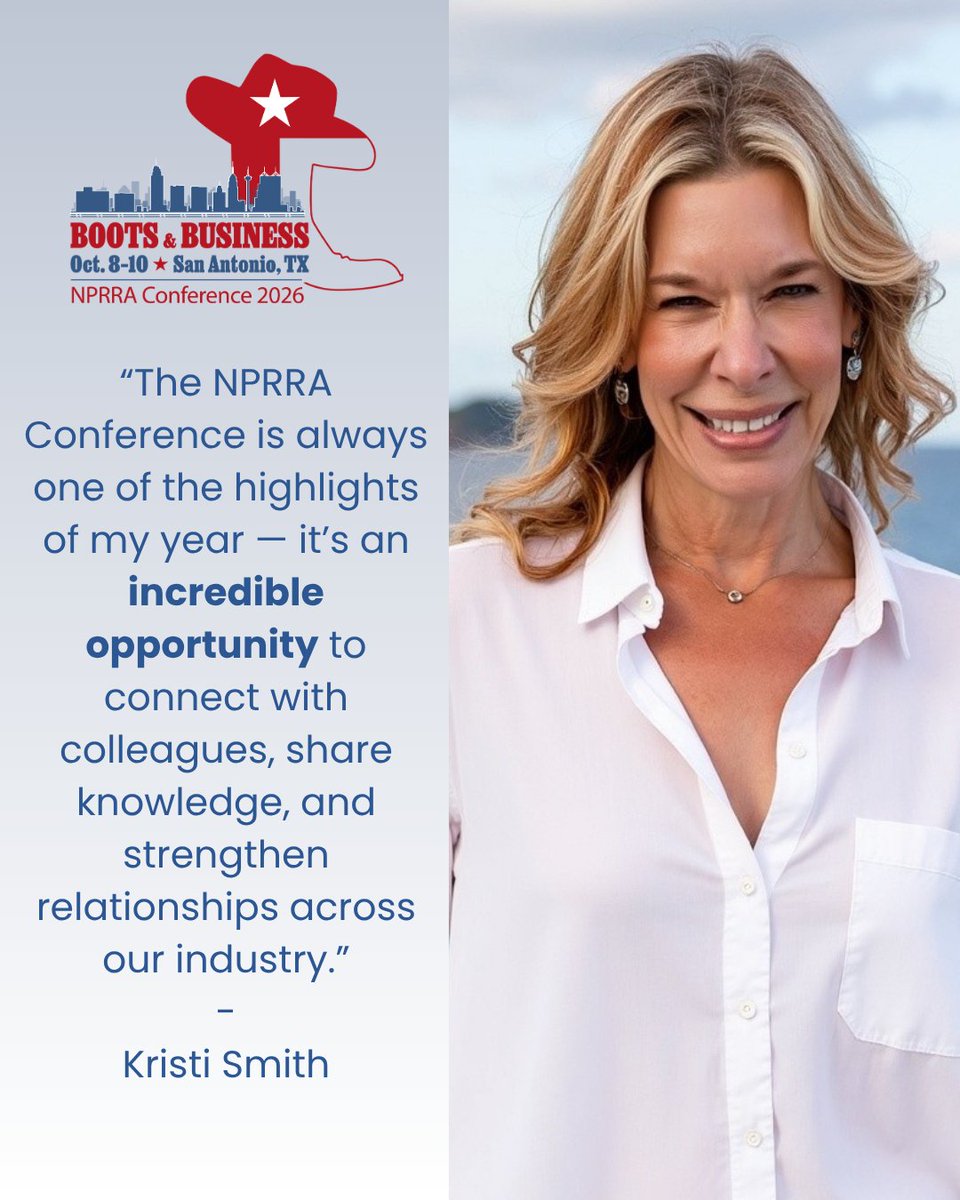 “The NPRRA Conference is always one of the highlights of my year — it’s an incredible opportunity to connect with colleagues, share knowledge, and strengthen relationships across our industry.” - Kristi Smith
➡️Learn More: nprra.org/conference/