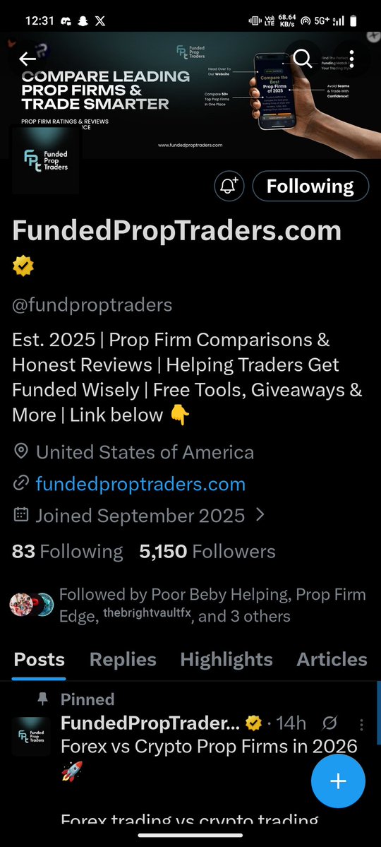 Propfirms review 🎁🎉🎊🔥 tweet media