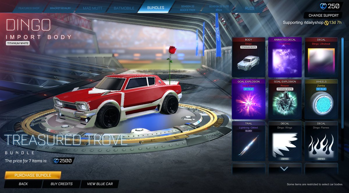 Rocket League Shop tweet media