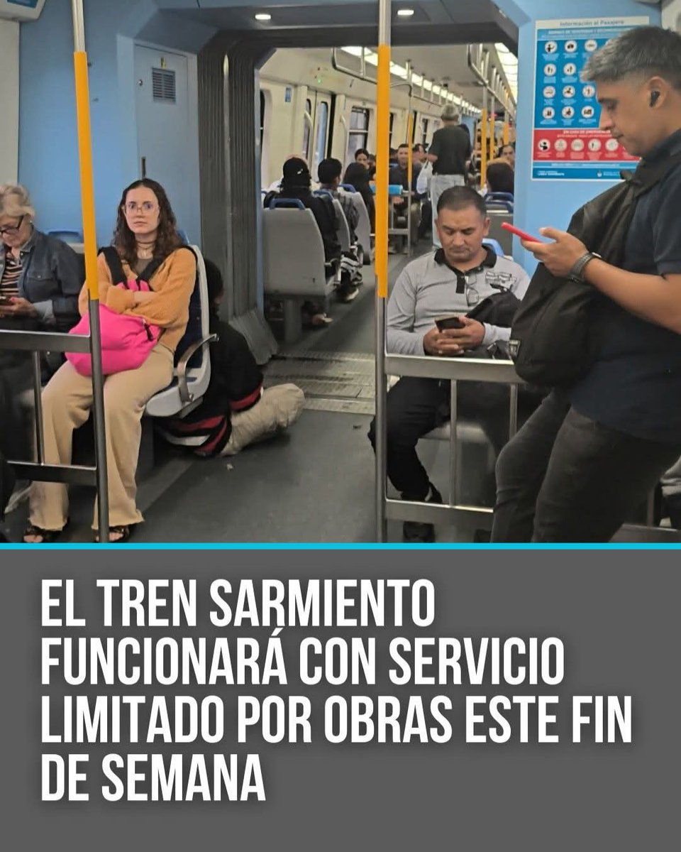 TrenSarmientoFC's tweet image. Este fin de semana continúan las obras en Caballito del #TrenSarmiento 🚧

⏰El domingo 12/4 hasta las 8 h, el servicio circulará con recorrido limitado entre #Liniers - #Moreno.