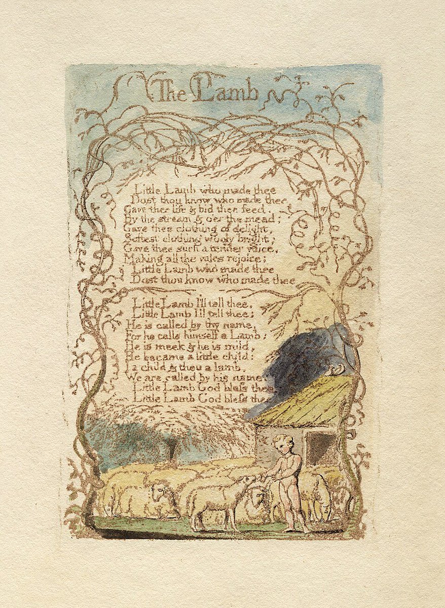 aplombstudioart's tweet image. The Lamb
(1789)
By
William Blake

"Little Lamb who made thee 
        
 Dost thou know who made thee"

The Lamb | The Poetry Foundation share.google/M0ZZSmfqsbS1bu…

DK
#ReadThis #WatchThis #ART #POETRY