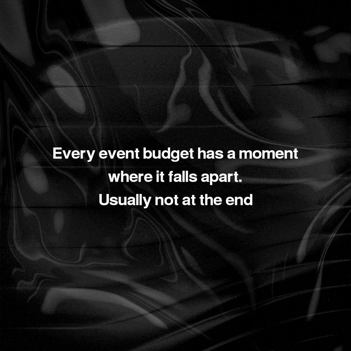 DetovaLabs's tweet photo. Every event budget has a moment where it falls apart.

Usually not at the end.

Usually somewhere in the middle when nobody is paying attention.

Here is how it happens every time.🧵🧵 https://t.co/PxAidoD14T