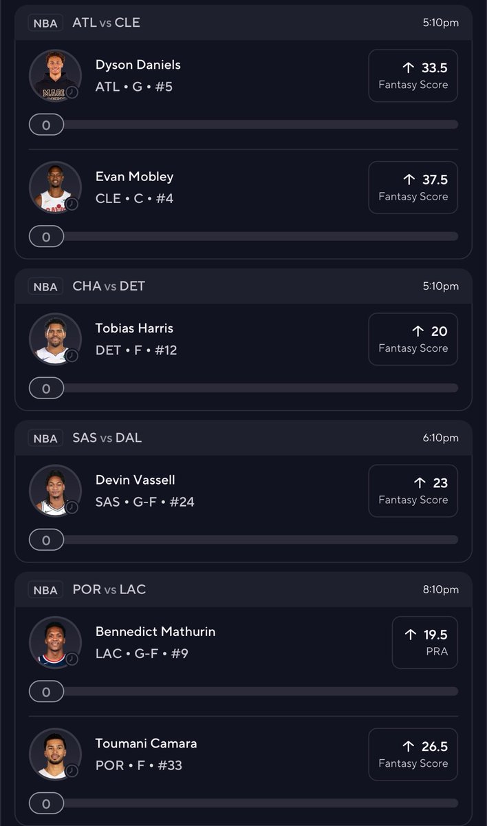 BreakRoomBet's tweet photo. 6 man all NBA 🏀

Lot of fantasy score spots I like… let’s run it up 😤💰 https://t.co/gw9WFlwZUA