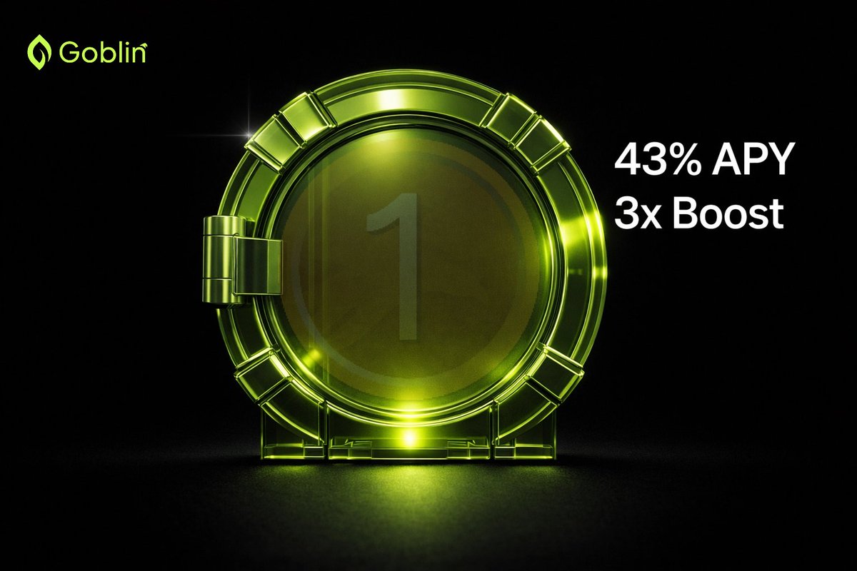 market is up, but next move is unclear

USD1-USDC stable vaults exist exactly for this moment: 
• 42.25% APY
• 3x boost
• no directional exposure

park capital, farm yield, stay liquid: goblin.fi/vault/0x109a94…