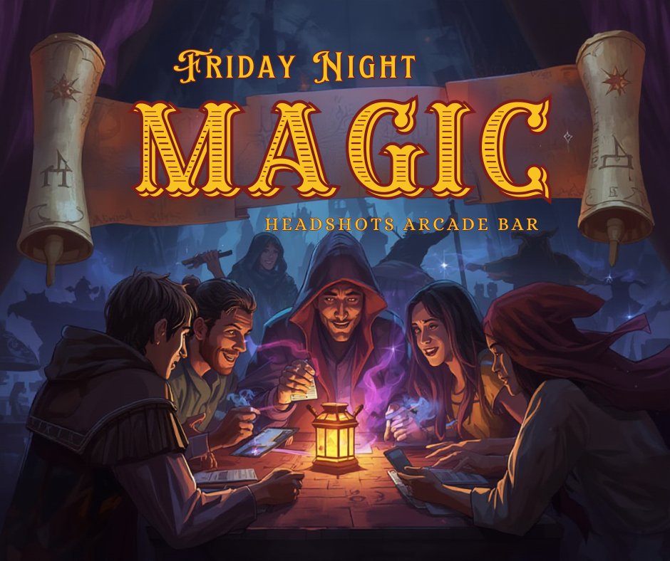🧙‍♂️✨ Friday Night Magic – April Edition!
Join fellow planeswalkers every Friday, 5–8 PM at Headshots. Standard-format battles, laughs, and a welcoming community await. Make Friday your favorite night of the week!
👉 Register: melee.gg/Hub/Organizati…