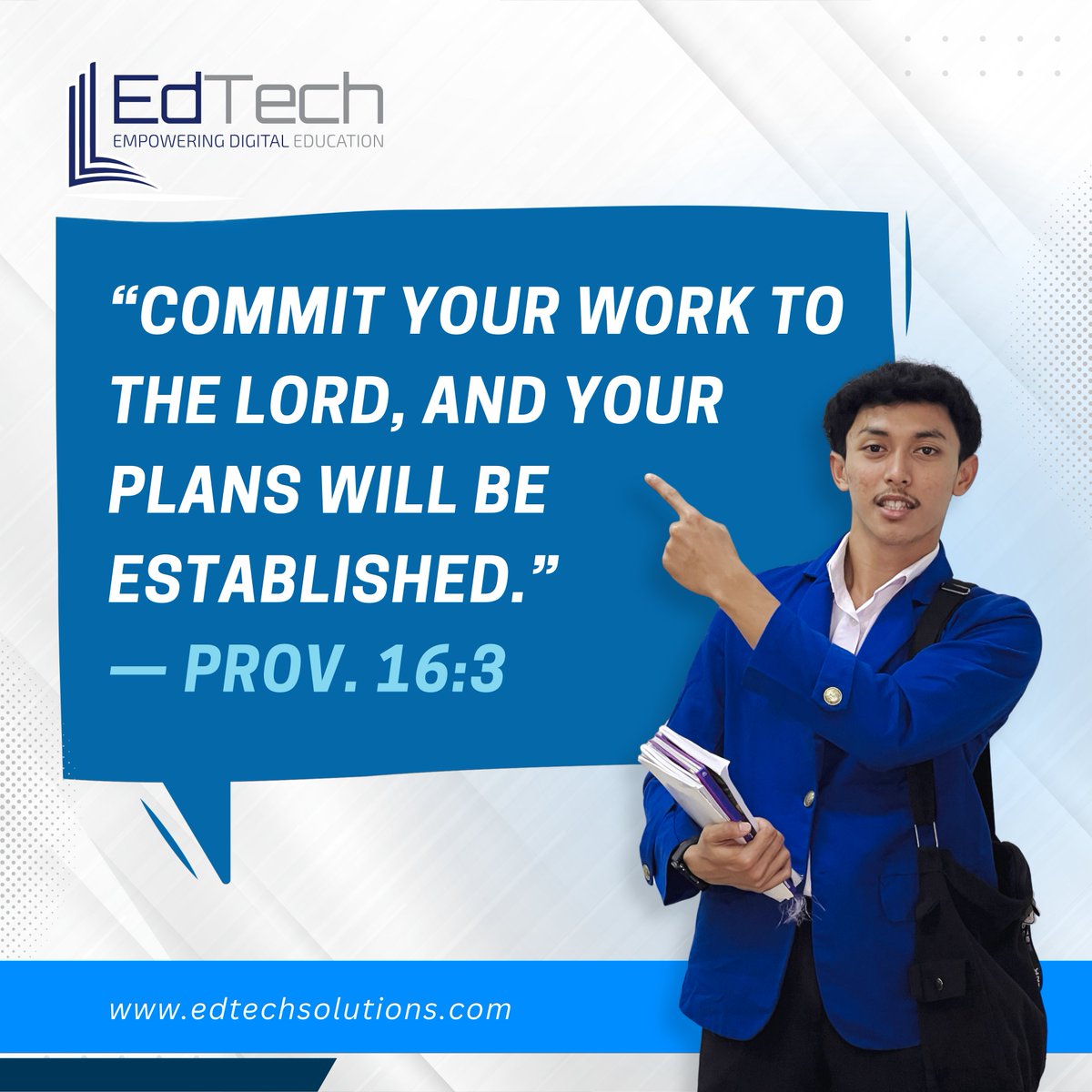 EdTech_Software's tweet image. Blended Learning

“Commit your work to the Lord, and your plans will be established.” — Prov. 16:3

Blended learning is best when tech supports strong teaching. Keep students engaged,online and in class: shorturl.at/eZl2w

#BlendedLearning #EdTechTools #TeachingStrategies