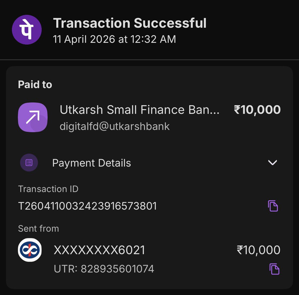 hisurjeetsingh's tweet image. TWEET:1

Hey @PhonePe @PhonePeSupport, I just paid ₹10,000 for my PhonePe Wish Credit Card (Transaction ID: T2604110032423916573801), but the card hasn't been activated yet. Please look into this urgently. My UTR is 828935601074. #PhonePe #CreditCard #CustomerSupport

Cc.