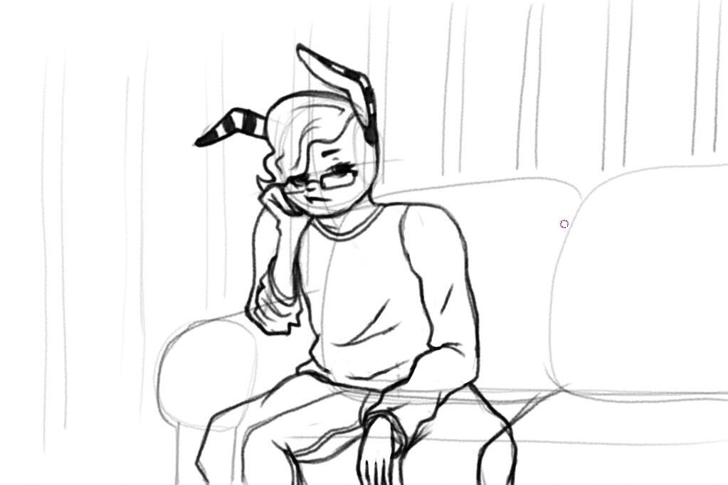 sketch of pic I rapidly lost interest in completing, but looks pretty good otherwise I think :p