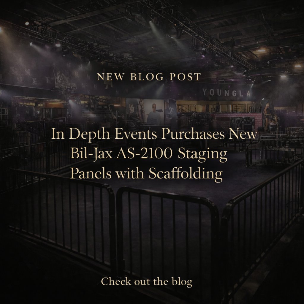 In_Depth_Events's tweet photo. Built for bigger moments ✨

Elevated staging.

Explore the latest upgrade in our new blog 🔗https://t.co/AF1sNgR4ox https://t.co/R6fjADgVqT