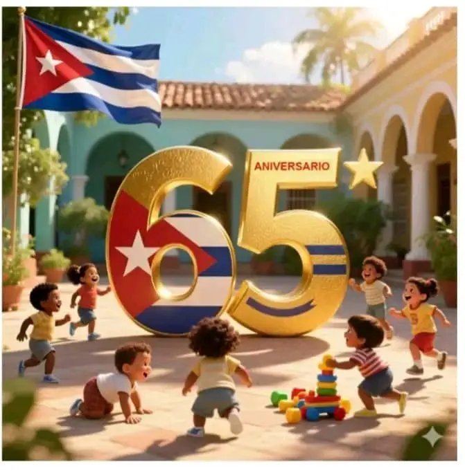 🎉✨ ¡Felicidades a todo el personal de los Círculos Infantiles en su aniversario! 👶🍼 Gracias por cuidar, educar y amar a nuestros pequeños con tanta dedicación. ¡Sigan sembrando futuro con alegría! 🎈🥳. <a href="/CubaMined/">MINED</a> . <a href="/dpevillaclara/">DGEP Villa Clara</a> . <a href="/SuselyMorfaG/">Susely Morfa González</a>