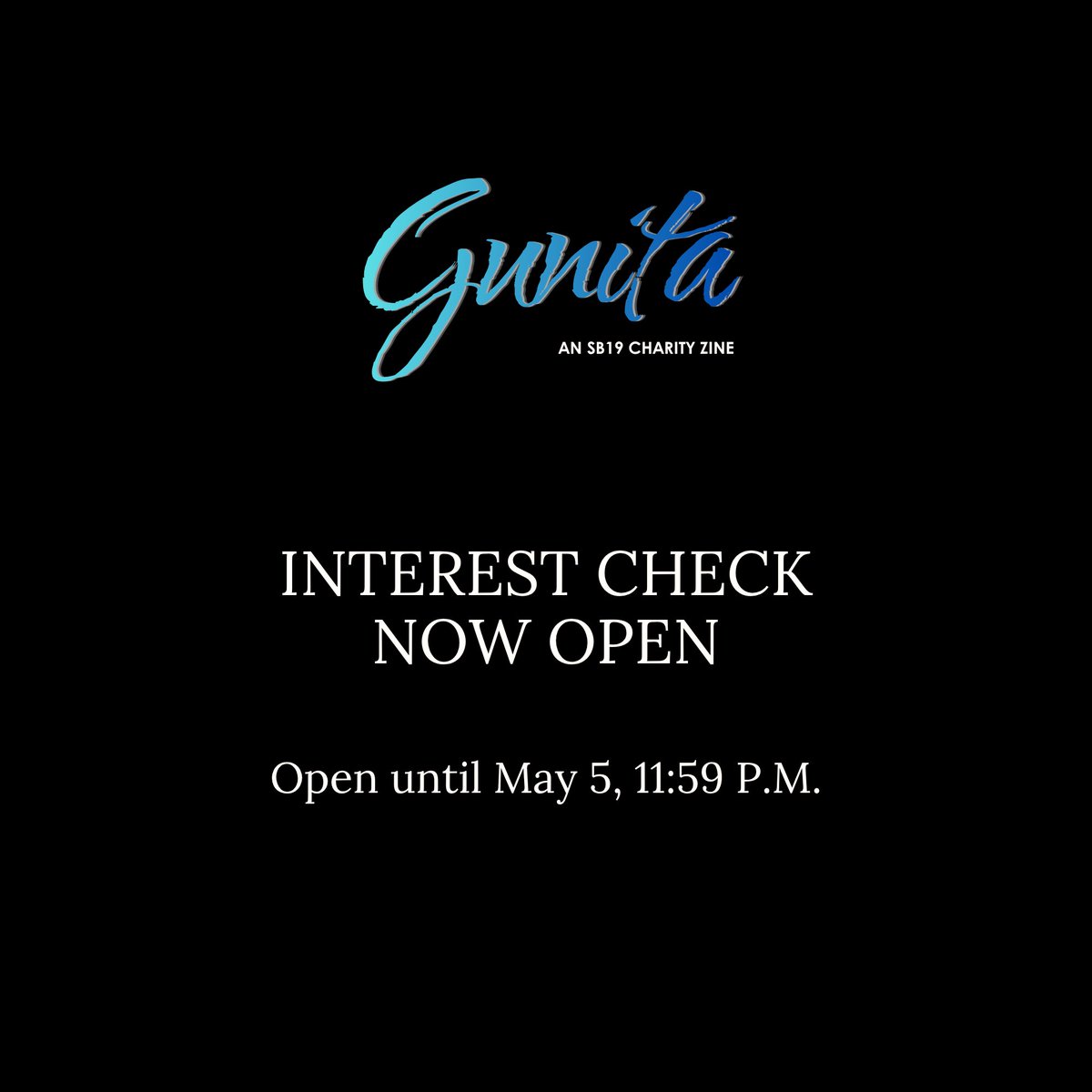 GUNITA: An SB19 Charity Zine tweet media