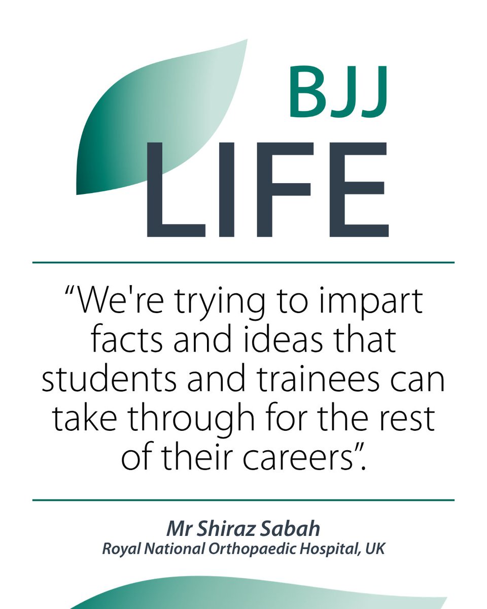 BoneJointJ's tweet image. 🌱 Knowledge for life | 🦴 Ideas beyond the qualifying exams

BJJ LIFE is a revision tool to help you pass your qualifying exams, but the quality &amp;amp; format of the MCQs will impart knowledge &amp;amp; ideas that stay with you throughout your career.

#CPD #Ortho

boneandjoint.org.uk/life