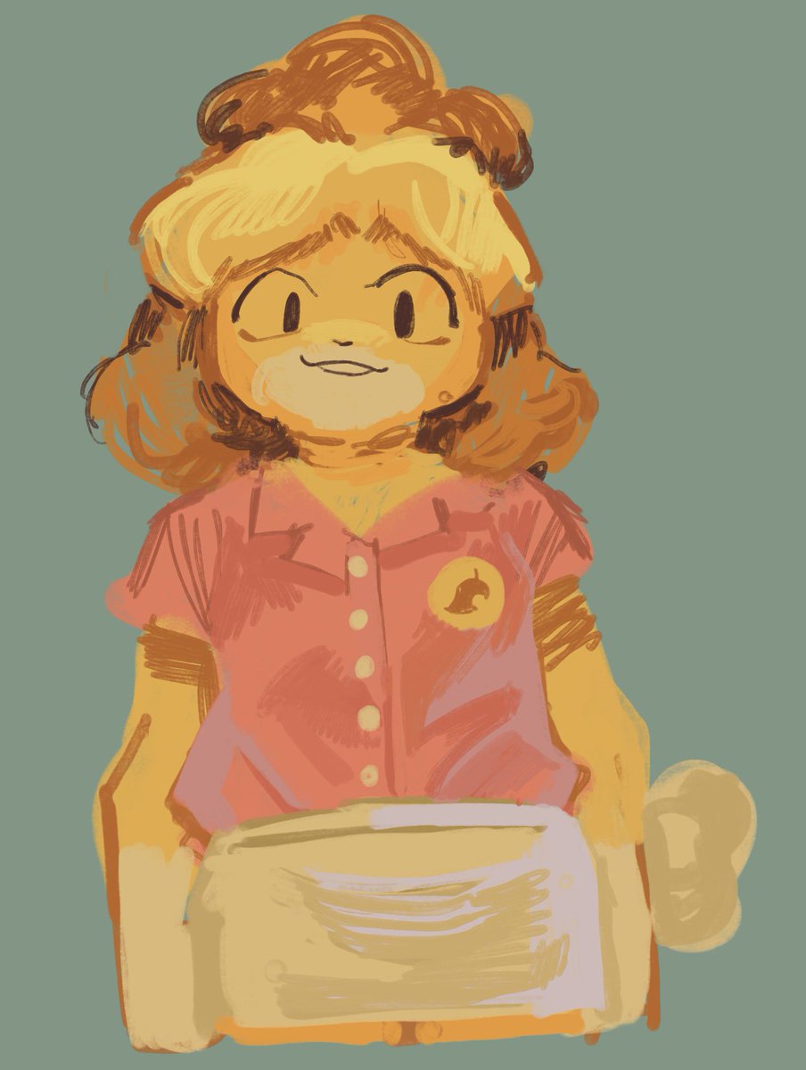 funnylilghoul's tweet photo. #isabelle #animalcrossing https://t.co/uerckI4Qql