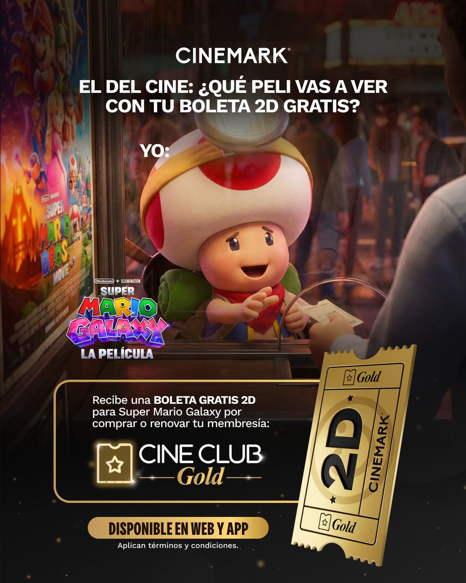 Cinemark Colombia tweet media