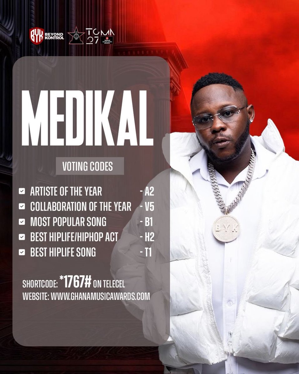 BYK, make sure you keep voting 🎉💪🏽