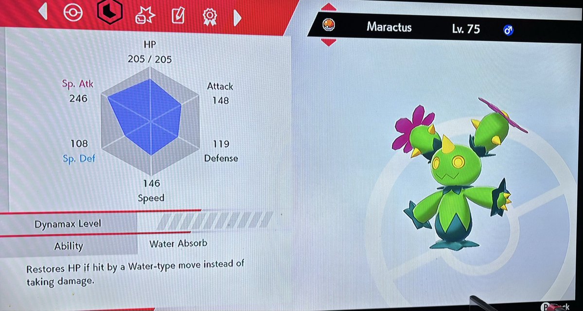 Fraggle_Drums's tweet image. #Maractus #L75 #UltimatePokémonQuest #Pokemon