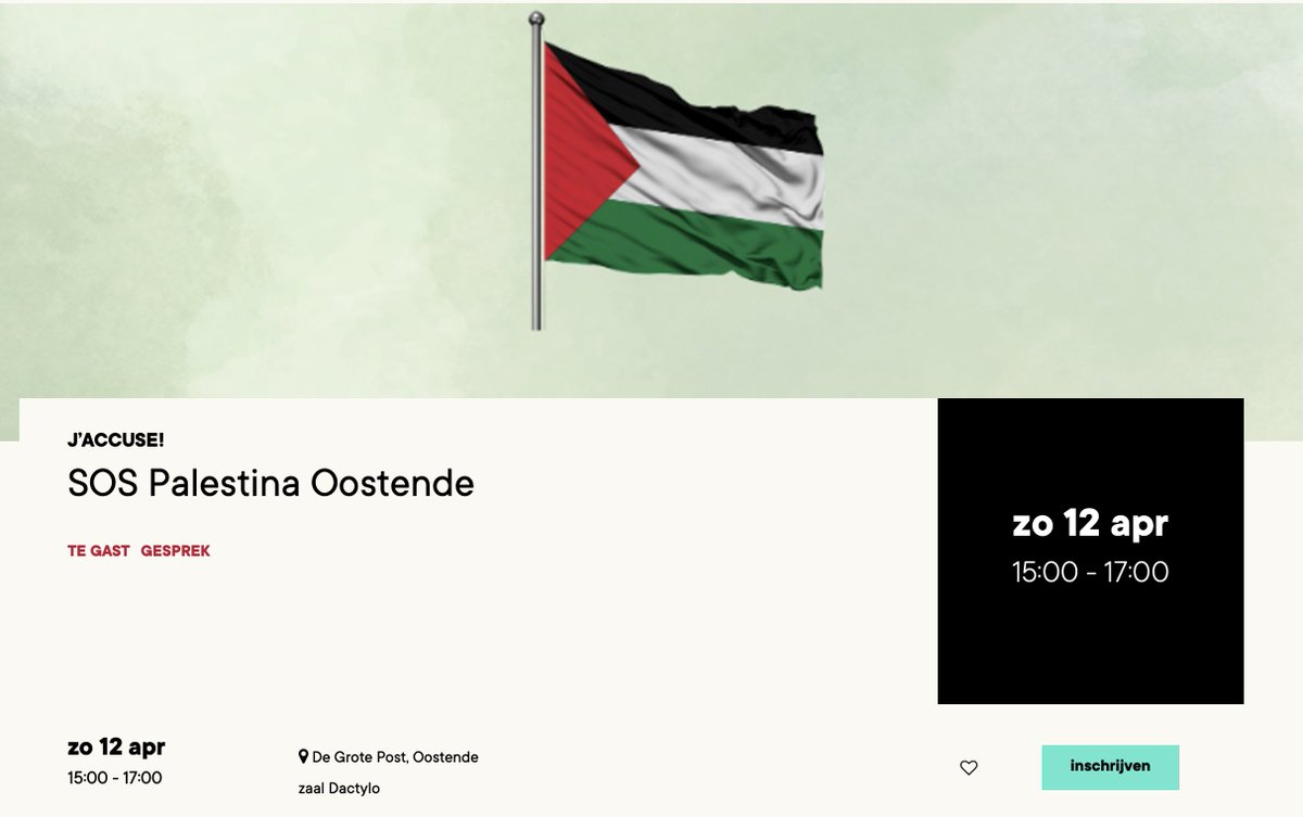 Palestina Oostende tweet media