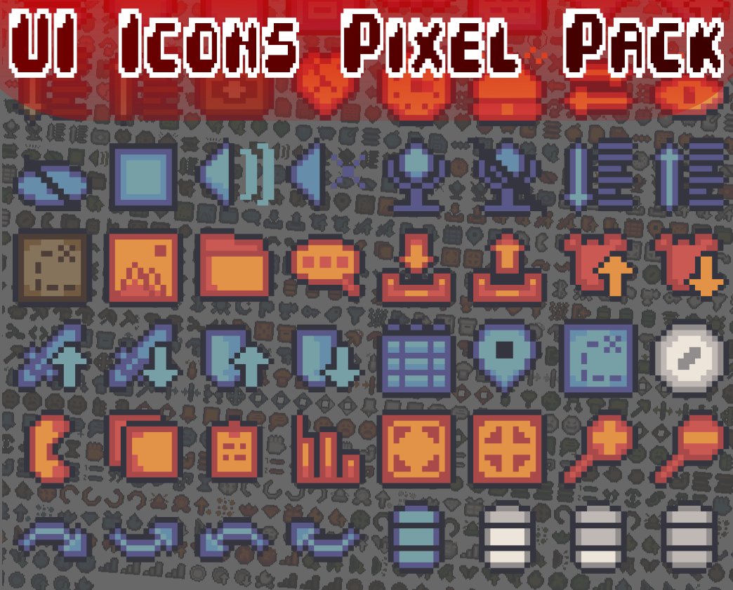 PixAssets's tweet photo. Just released my new Pixel UI Icons Pack 🎮
 
203 icons, 16x16, 5 colors + buttons
 
Check it out: https://t.co/Yeo6YcUM8h

#pixelart 
#gamedev
#assetpack
#indiedev https://t.co/yBlez5feLd