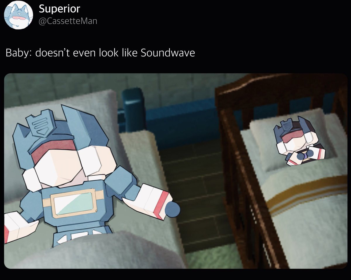 whyryouhere091's tweet image. Soundwave: needs an eye examination 😒 it’s literally just him but black
#Transformers #Soundwave #Soundblaster