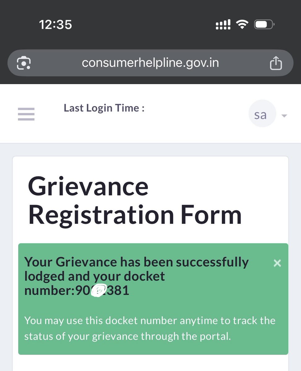 AgrawalRav's tweet photo. Grievance filed at @jagograhakjago against @OlaElectric If my issue is not resolved here as well, I will not stop. I will file appeals in the High Court/the Supreme Court. Just Wait and watch @OlaElectric .    

@indSupremeCourt @patnahighcourt https://t.co/75OfHGdOA1