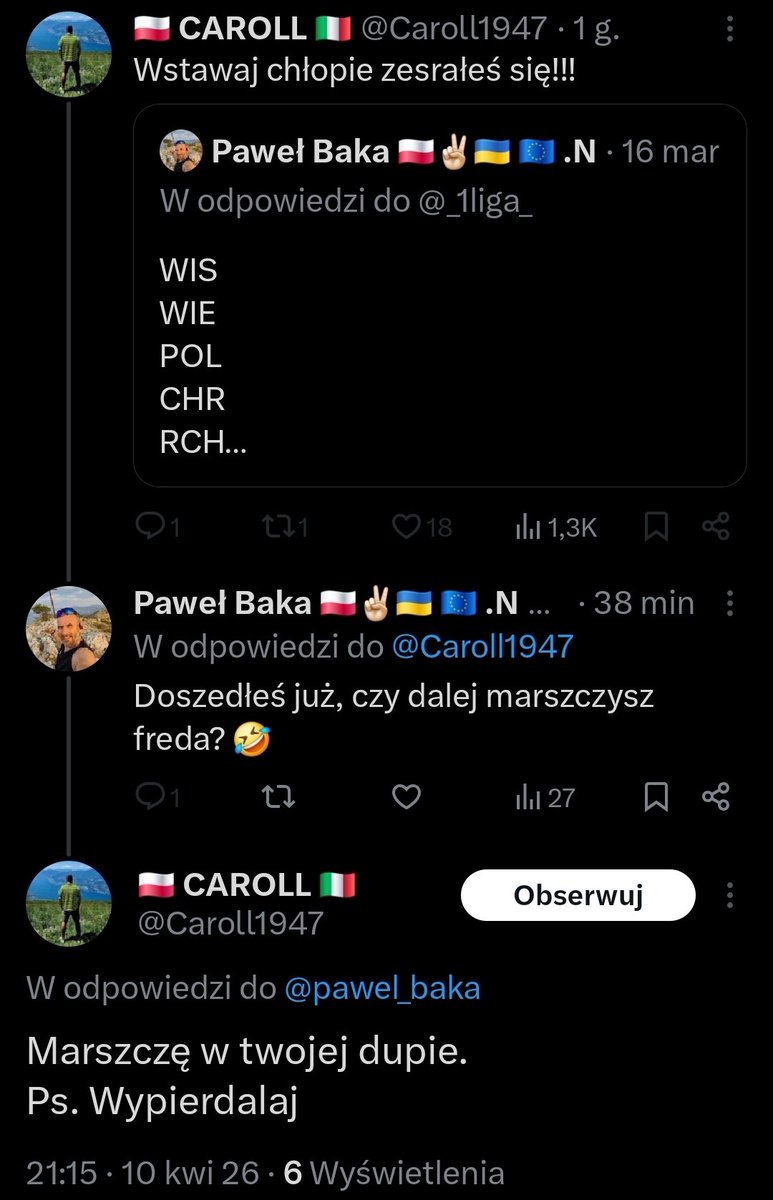 Czy on mi wyznał miłość? 
Na miłość boską, ja chyba zbyt staroświecki jestem na te miłostki przez internet.