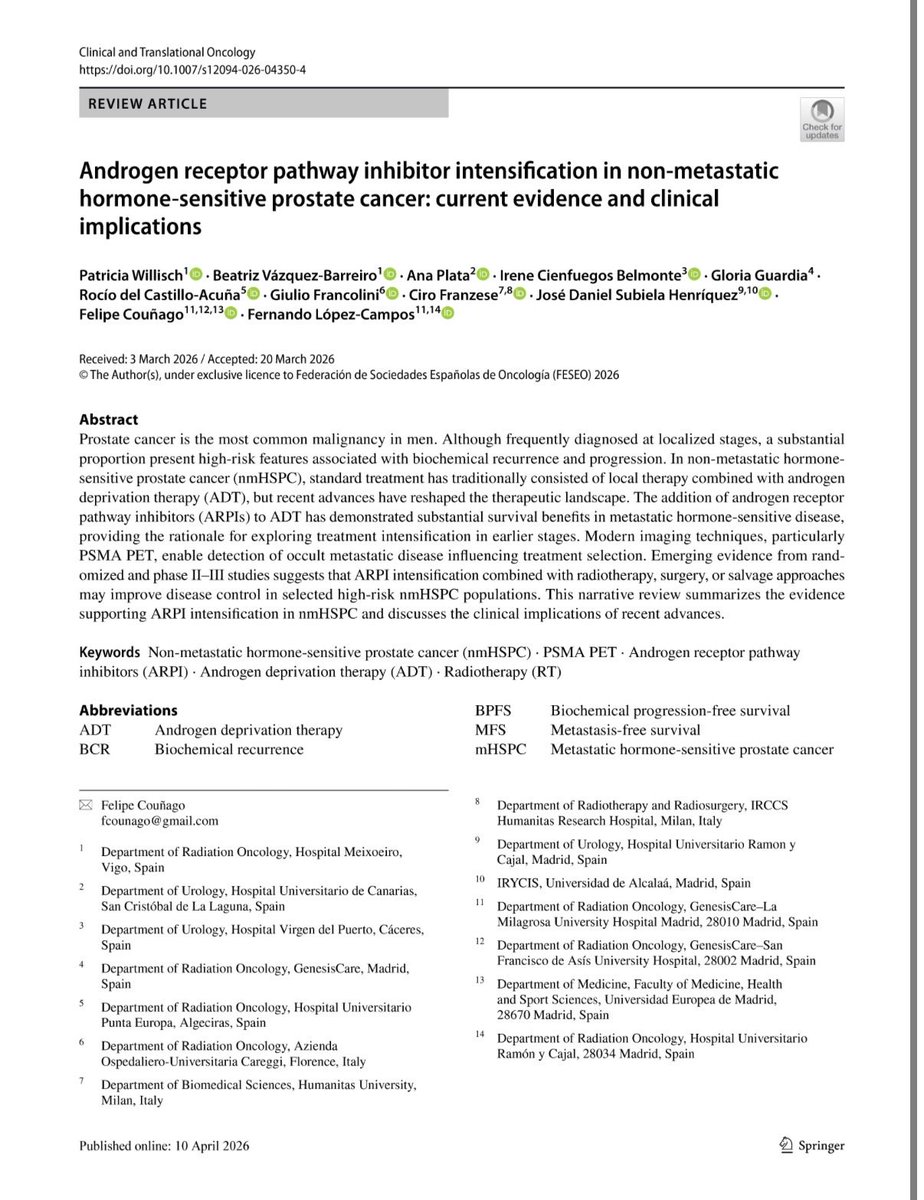 Felipe Couñago PhD tweet media