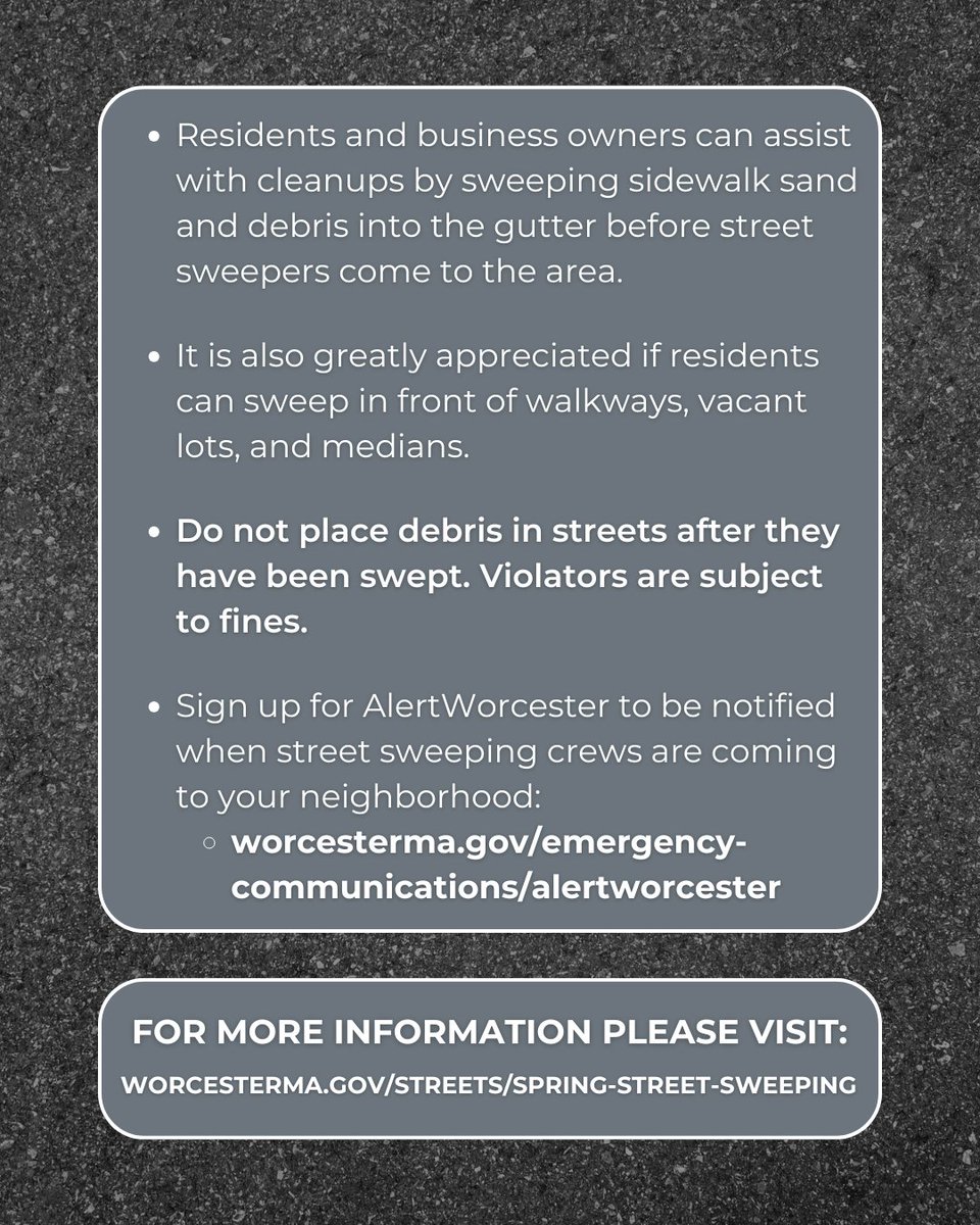 Worcester 311 tweet media