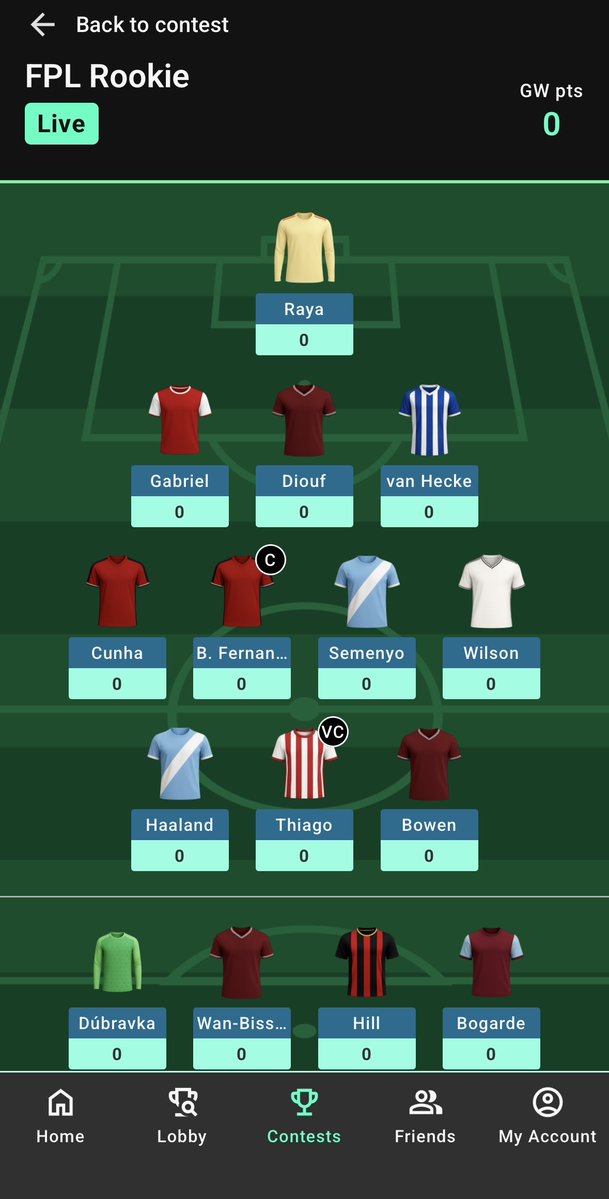 Gameweek XI tweet media