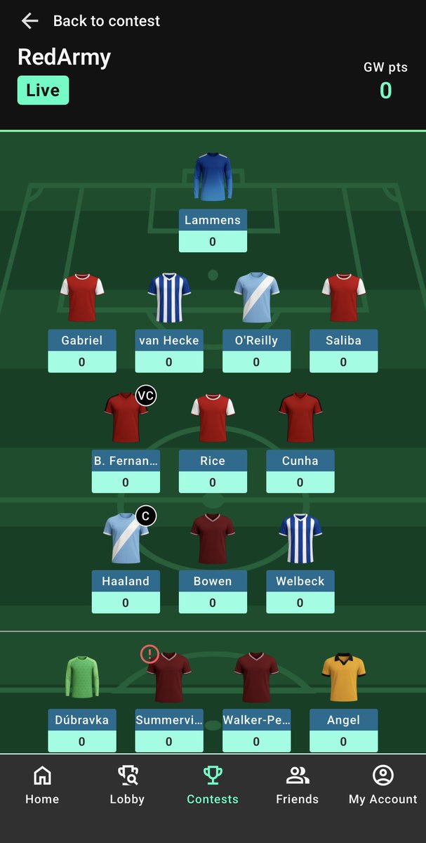 Gameweek XI tweet media