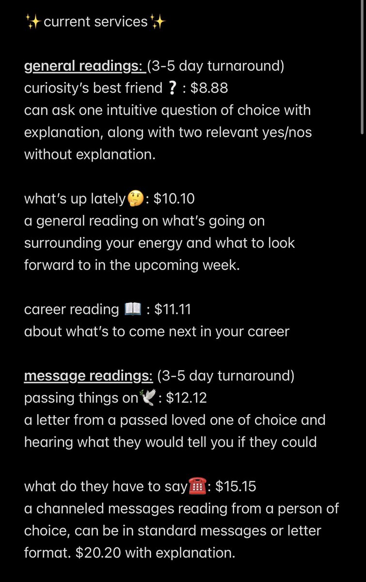 aaliyahscorp's tweet photo. current services to book via dm

site: https://t.co/7fX1i43apu
other ways to book: https://t.co/uAMRW88Zbd https://t.co/h3zLJ4bUIO