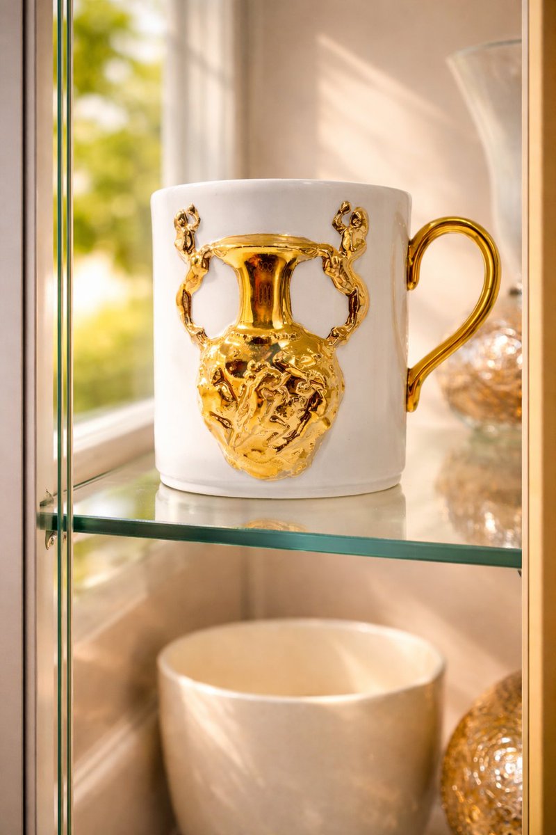 StableMARK's tweet image. 24K Gold Porcelain Cup Amphora. A small luxury object with strong interior presence. Now available for sale at Stable MARK. stablemark.com/24k-gold-porce…

#HomeDecor #InteriorDesign #LuxuryDecor #PorcelainArt #GoldAccent #StableMARK
