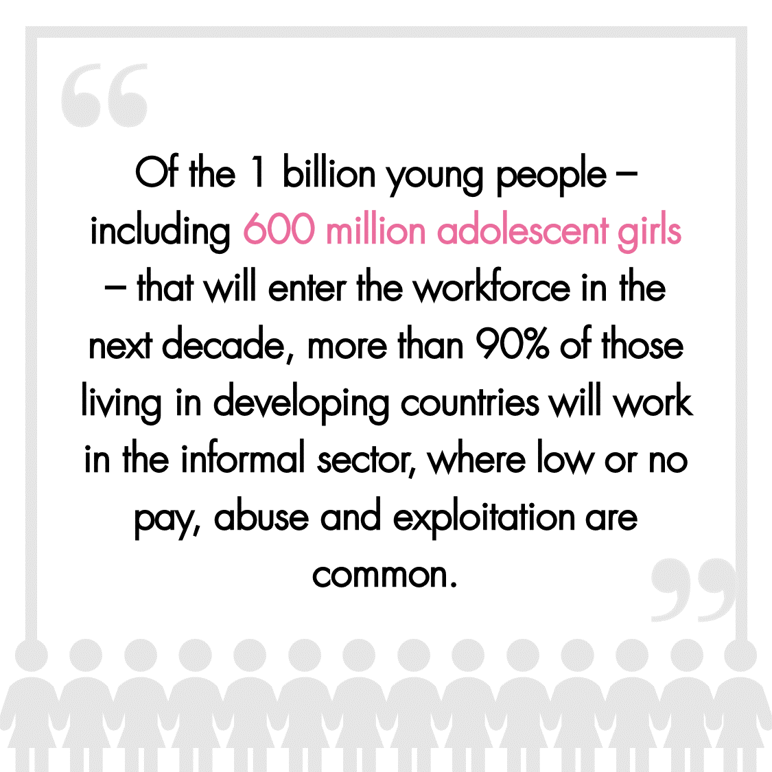 We must invest in systems that protect, empower, and create real opportunities for girls everywhere. The future of work must include them safely, fairly, and fully.
