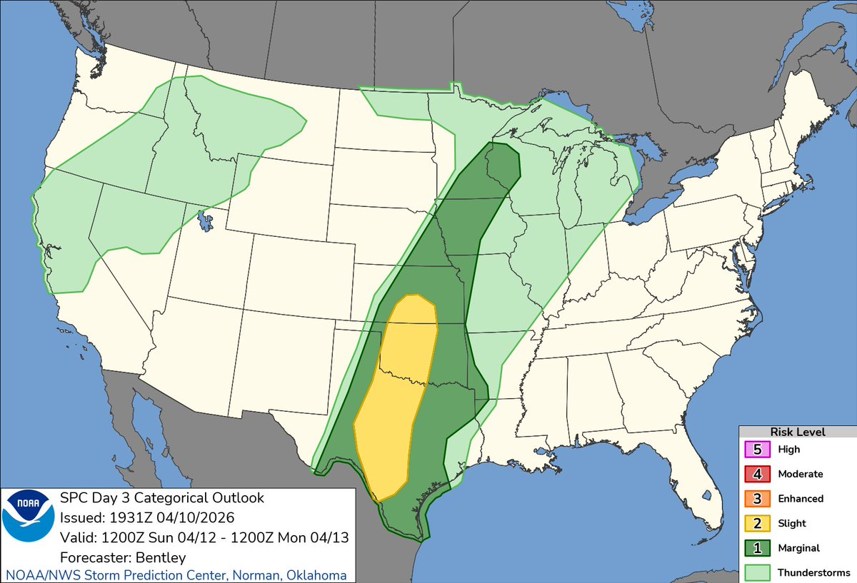 NWS Storm Prediction Center tweet media