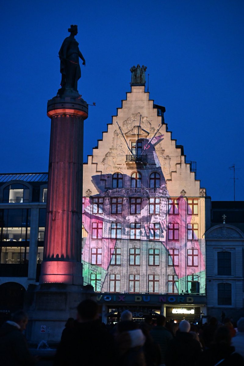 Ardeslandes's tweet image. ✨ Magnifique édition du Vidéo Mapping Festival à #Lille ! ✨

➡️ A ceux qui l’ont ratée ce soir, séance de rattrapage demain !