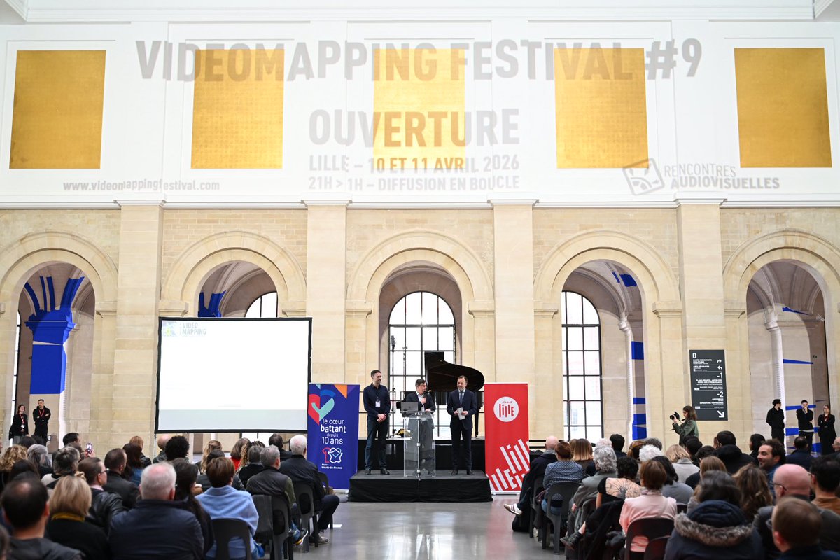 Ardeslandes's tweet image. ✨ Magnifique édition du Vidéo Mapping Festival à #Lille ! ✨

➡️ A ceux qui l’ont ratée ce soir, séance de rattrapage demain !
