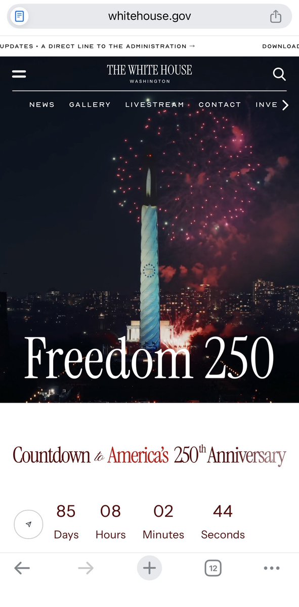 America’s 250th anniversary is approaching  86 days to go.

The Washington Monument has been illuminated, fireworks have gone off, embassies have begun celebrations, and events are lining up worldwide. This isn’t just a celebration — it’s a narrative that will go viral across the