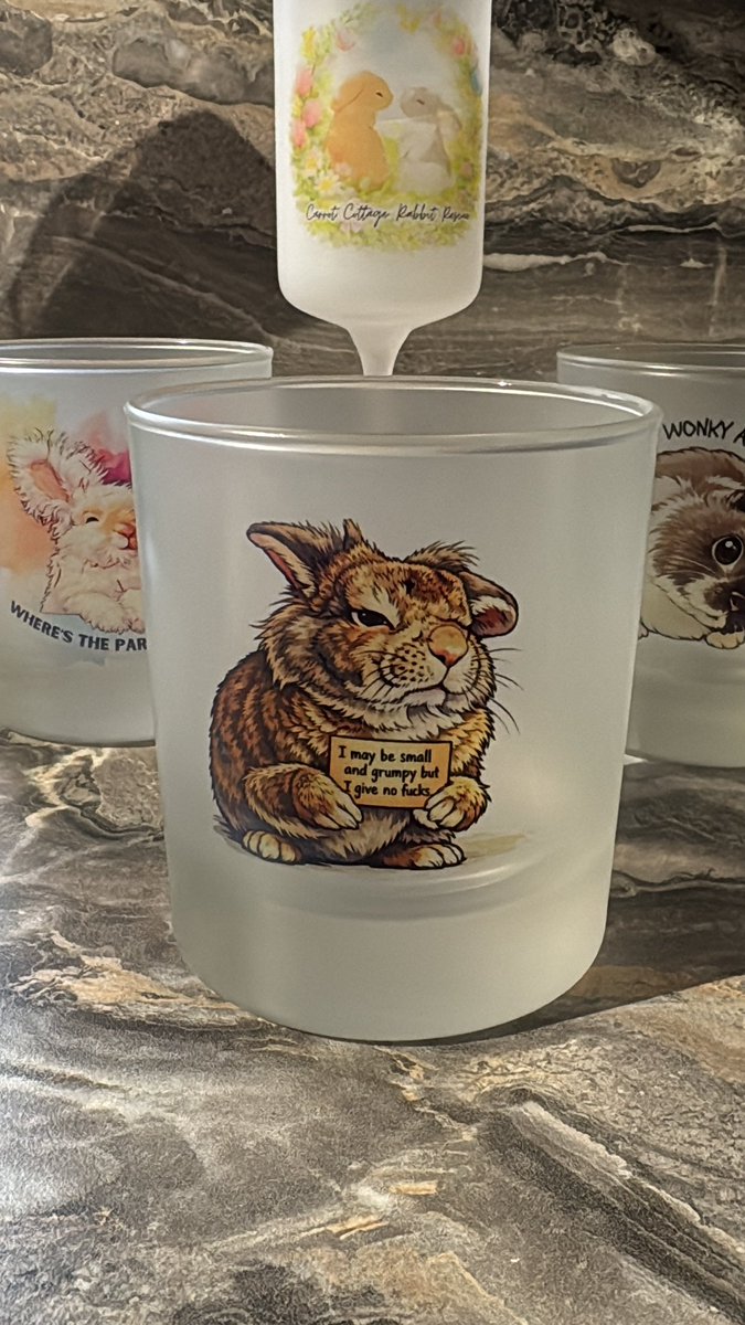 jjrabbithouse's tweet photo. We’re loving our @carrotcottagerr bunny designs on glassware! They look amazing 🤩 https://t.co/0AJfGXztOI https://t.co/CAbq3TSayA