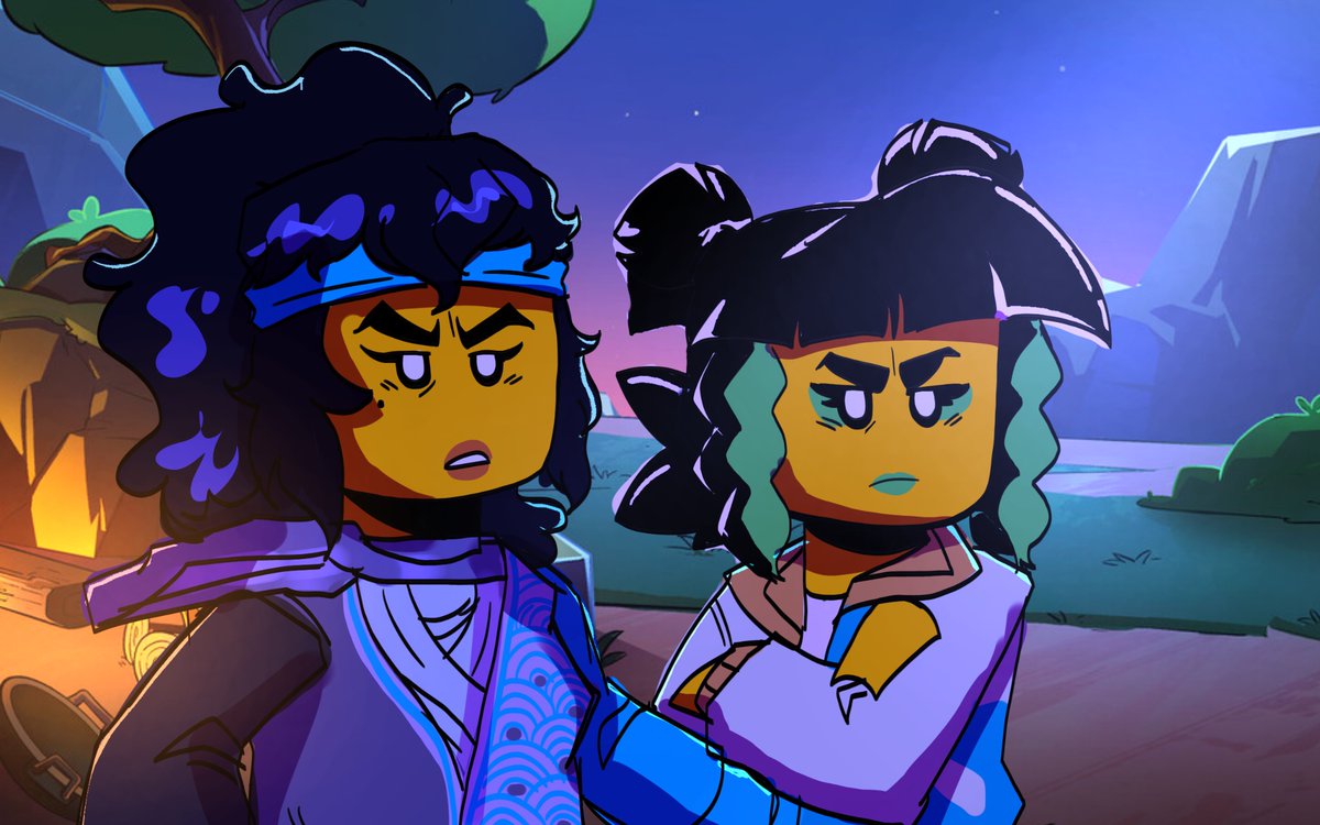 arozaru_'s tweet image. lmk s6 screenshot source trust me bro (mei and nya 🥹🥹)
#renewmonkiekid #ninjago #legomonkiekid