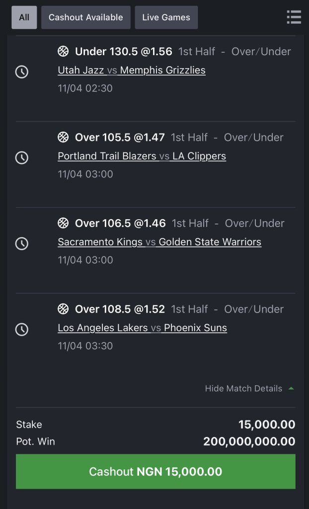 NBA 🔥🔥🔥🔥🔥🔥🔥🔥

6K ODDS 

YOU WILL NEVER WAKE UP THE SAME AGAIN 🔥🔥🔥🔥🔥🔥🔥

Retweet and comment hi if you’re ready now