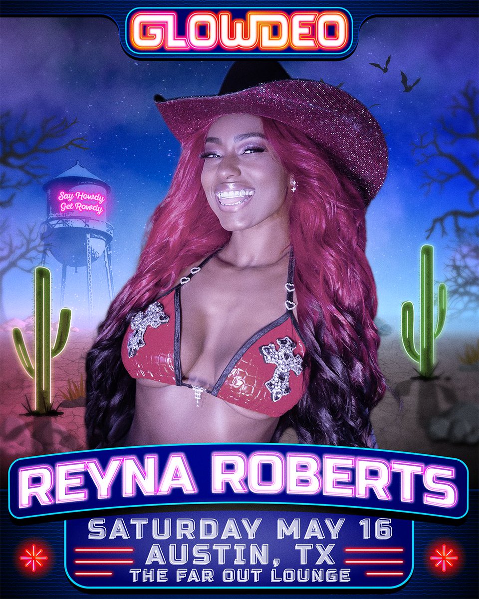 Glowdeofest's tweet photo. The Princess of Outlaw Country @TheReynaRoberts is headlining #Glowdeo next month!

Don't miss out! Grab your tix at ➡️ https://t.co/UL1koMX8Ms https://t.co/EVmaNCPAvf