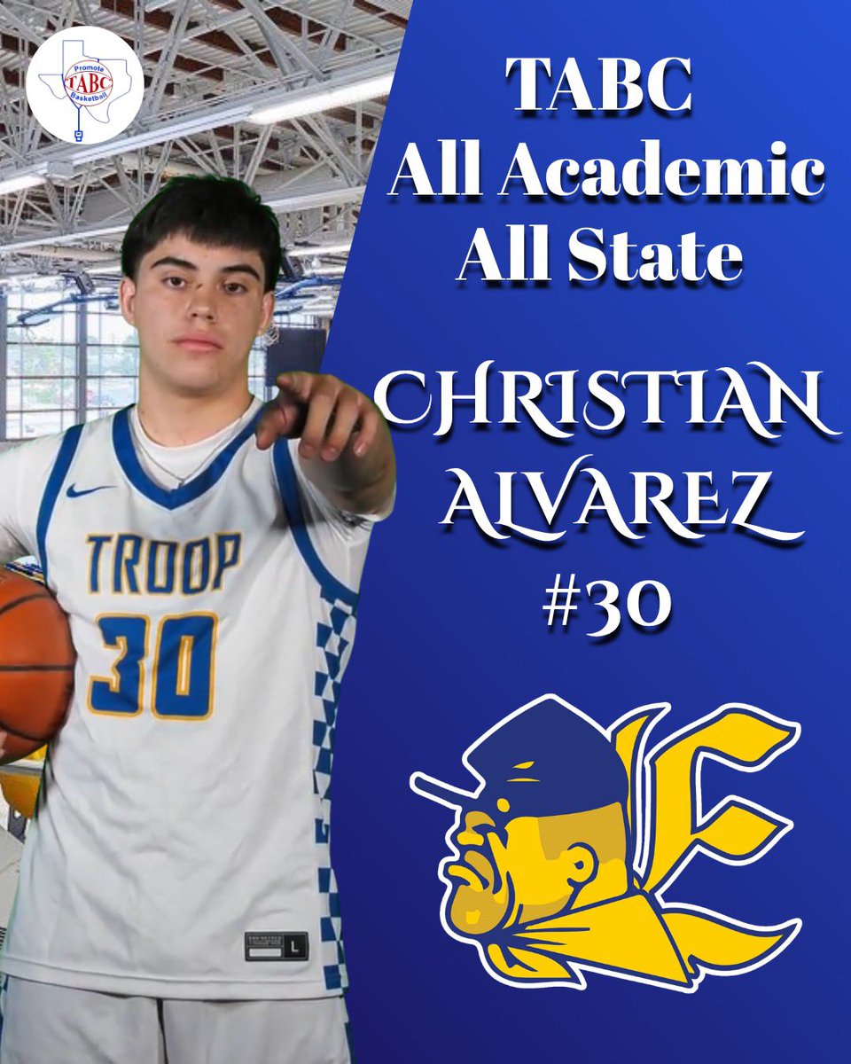 EastwoodBasket1's tweet photo. Please join us in congratulating this student-athlete on their achievement of earning @Tabchoops All State All Academic!! Congratulations!! @Ray_Marshl @CoachJaimeE_Hdz https://t.co/VoCDkstxRj