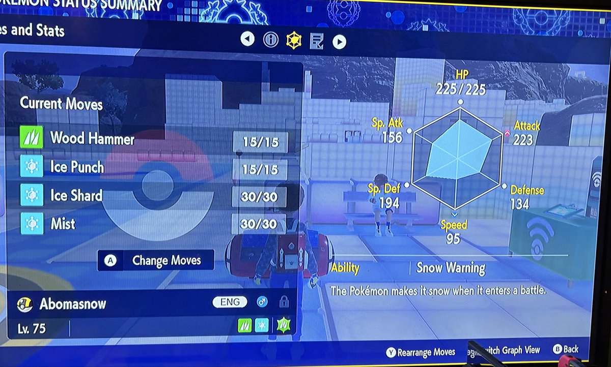 Fraggle_Drums's tweet image. #Abomasnow #L75 #UltimatePokémonQuest #Pokemon
